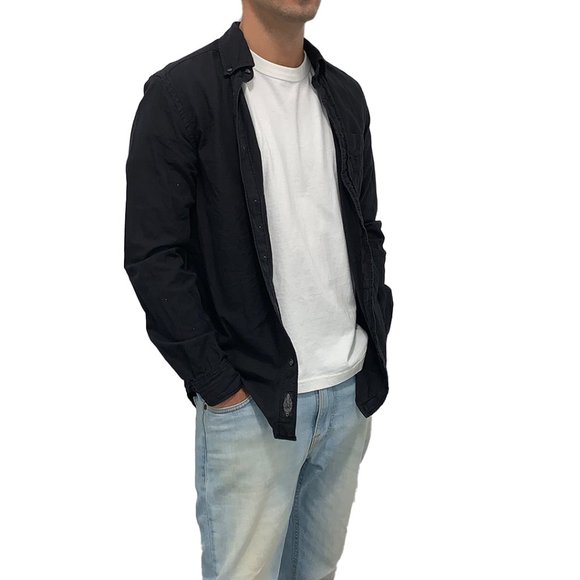 CPO - Black Button Up Shirt - Picture 4 of 4